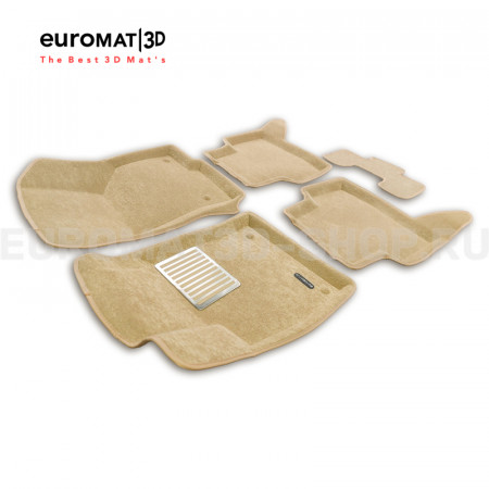 Текстильные 3D коврики Euromat3D Lux в салон для Skoda Octavia A7 (2013-2020) № EM3D-004507T Бежевые Текстильные 3D коврики Euromat3D Lux в салон для Skoda Octavia A7 (2013-2020) № EM3D-004507T Бежевые