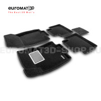 Текстильные 3D коврики Euromat3D Lux в салон для Nissan X-Trail (T32) ..