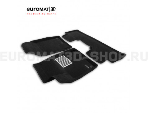 Текстильные 3D коврики Euromat3D Lux в салон для Jetour T2 (2023-) № EM3D-000023