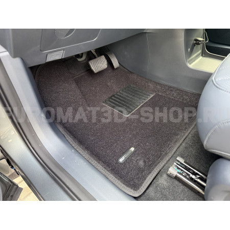 Текстильные 3D коврики Euromat3D Lux в салон для Geely EX5 EM-i (2025-) № EM3D-001448